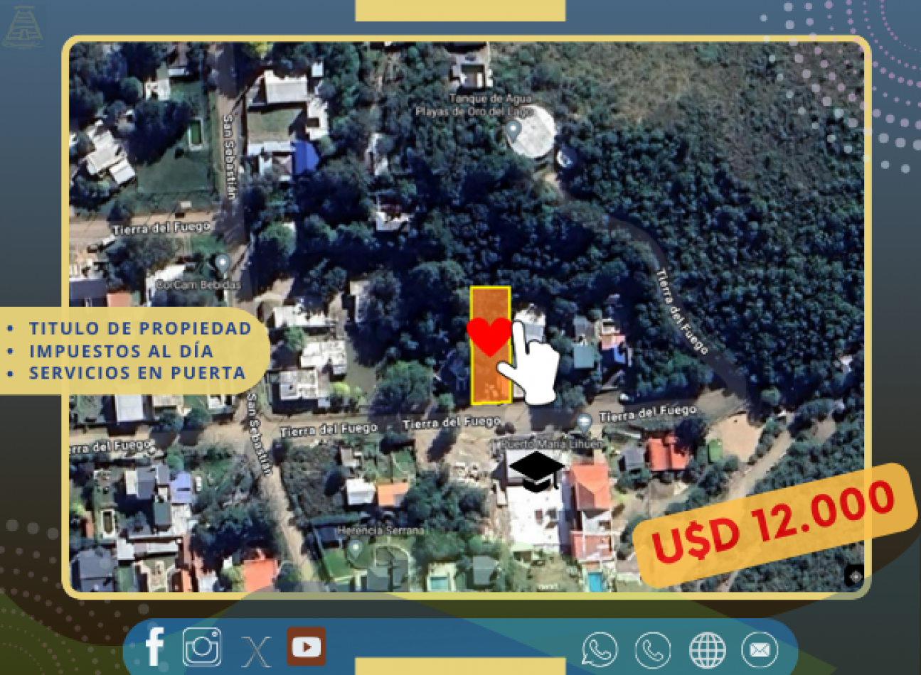 Vendo lote de 390 m2-  Bialet Masse 