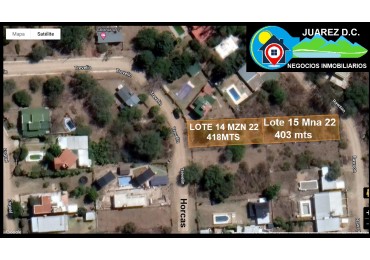  Vendo Lote de 403 mts²_Comuna San Roque Punilla Cba.