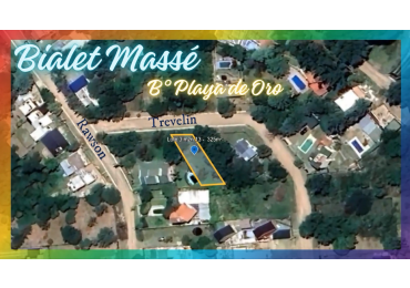 Vendo lote de 325 m2 Bialet Masse_ B° Paya de Oro- Cordoba 