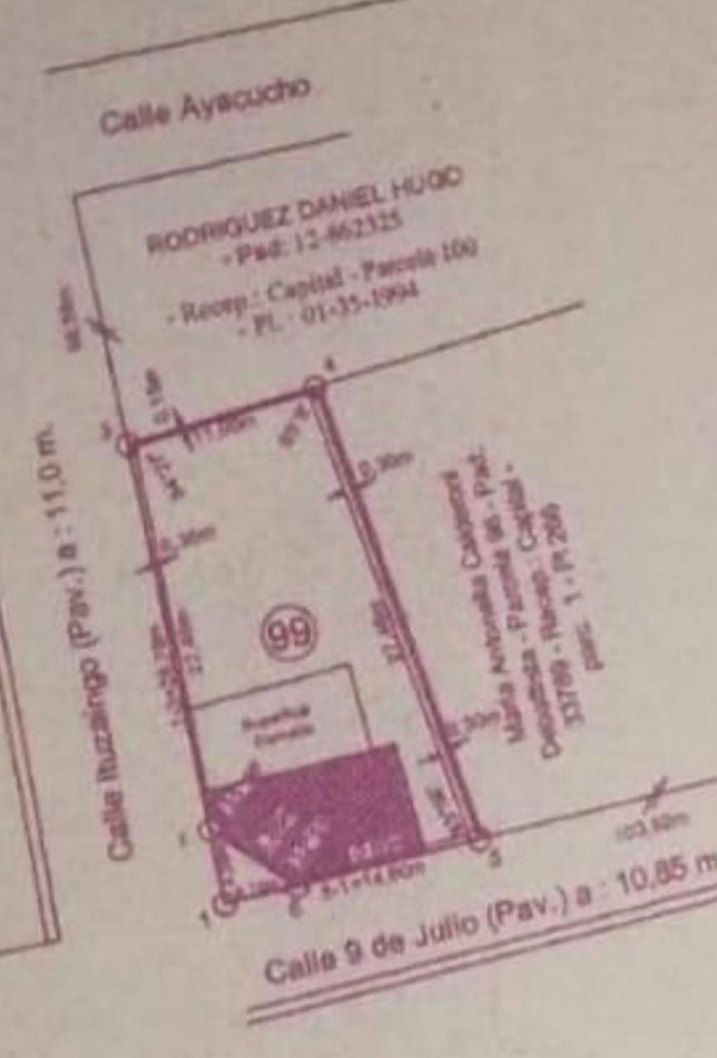 CASA A DEMOLER O REMODELAR EN VENTA