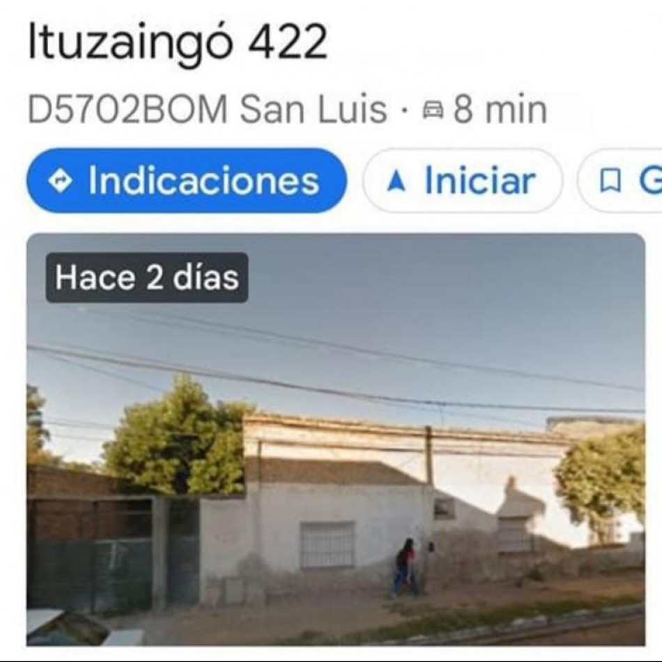 CASA A DEMOLER O REMODELAR EN VENTA